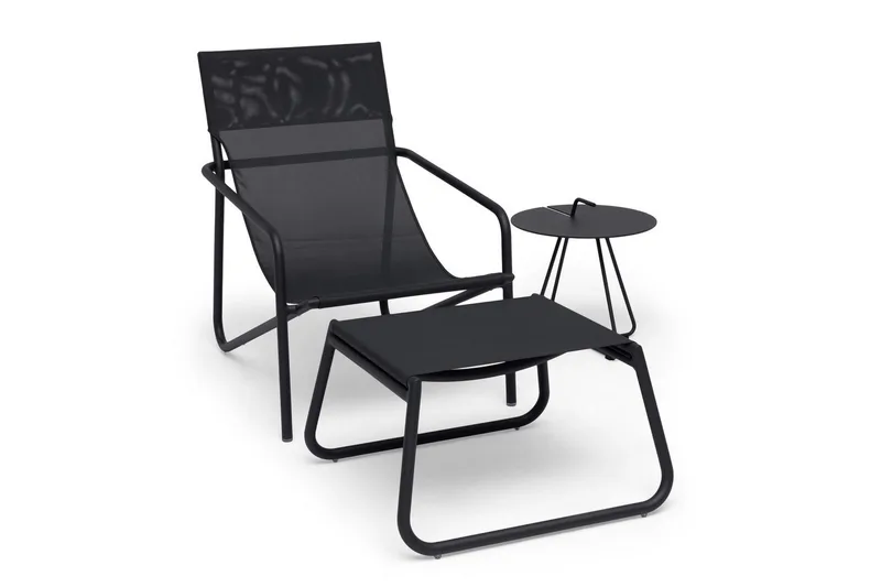 Bord Hillerstorp Sandholma Ø44 cm Svart - Svart - Hagemøbler & utemiljø - Hagebord - Sidebord utendørs