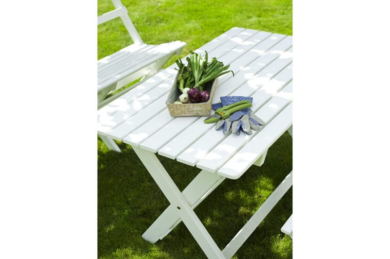 Bord Hillerstorp Torpet bord 109x67 cm Hvit - Hvit - Hagemøbler & utemiljø - Hagebord - Spisebord ute