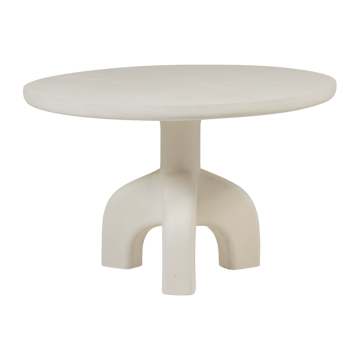 Bord Luno 120 cm rundt utendørs - Natur - Hagemøbler & utemiljø - Hagebord - Spisebord ute