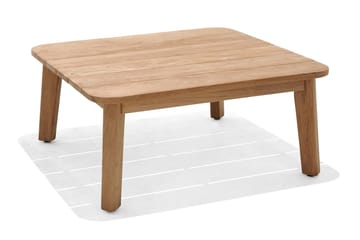 Bahamas Sofabord 100 cm - Tre / Natur - Hagemøbler & utemiljø - Hagebord - Cafébord