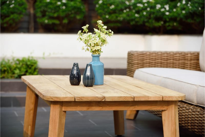 Barbados Sofabord 100 cm - Tre / Natur - Hagemøbler & utemiljø - Hagebord - Cafébord