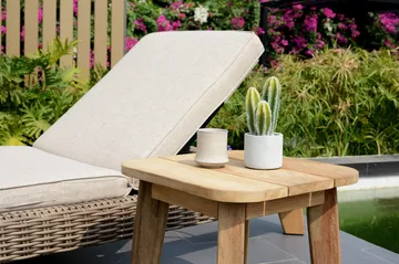 Barbados Sofabord 50 cm - Tre / Natur - Hagemøbler & utemiljø - Hagebord - Cafébord