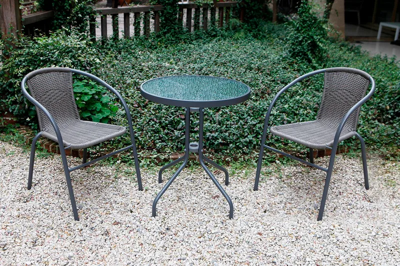 Bistro Bord Grå - Hagemøbler & utemiljø - Hagebord - Cafébord