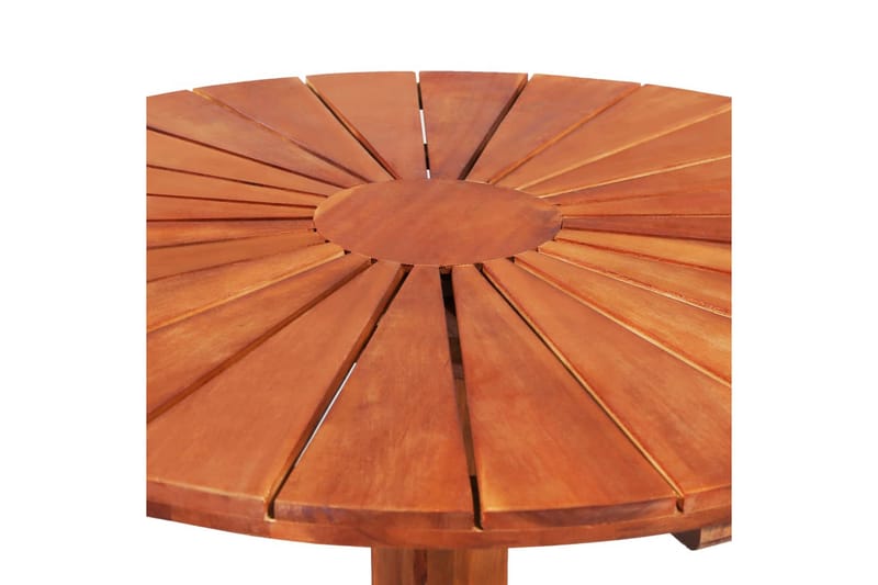 Bistrobord 70x70 cm heltre akasie - Brun - Cafébord