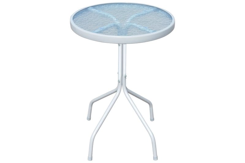 Bistrobord grå 50x71 cm stål - Grå - Cafébord