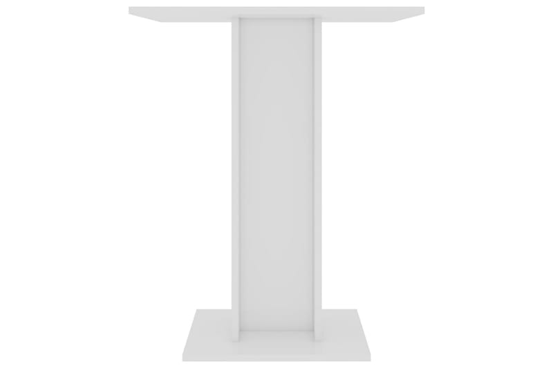 Bistrobord høyglans hvit 60x60x75 cm sponplate - Hvit - Cafébord