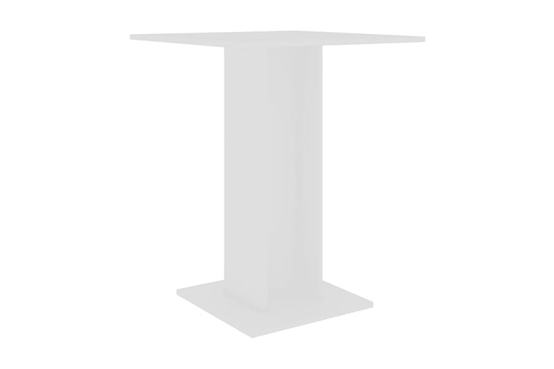 Bistrobord hvit 60x60x75 cm sponplate - Hvit - Caf�ébord