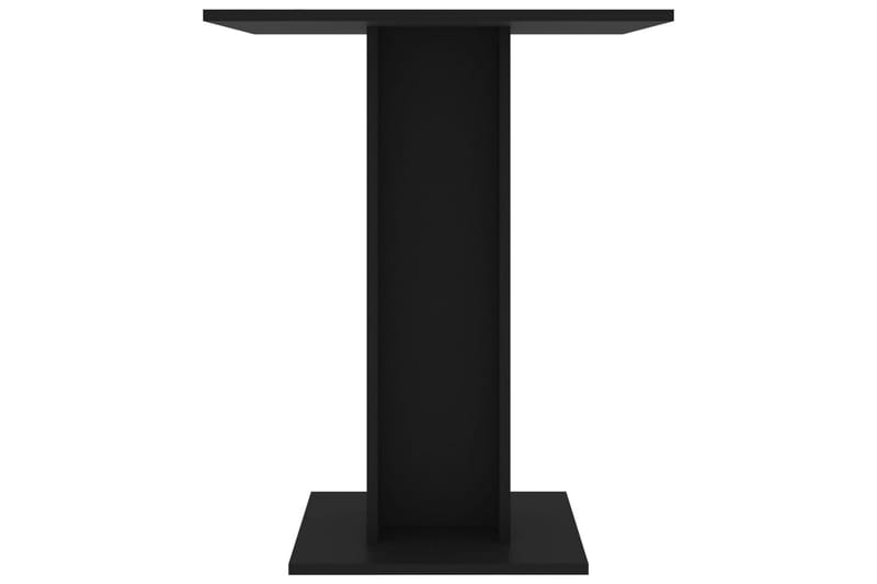 Bistrobord svart 60x60x75 cm sponplate - Svart - Cafébord
