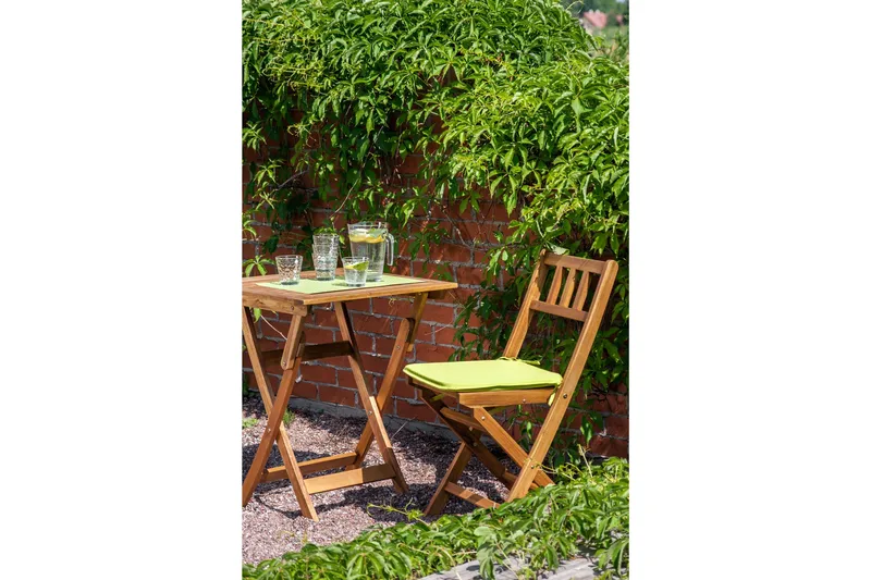Bord FINLAY 60x60xH72cm sammenleggbart Akasie - Hagemøbler & utemiljø - Hagebord - Cafébord