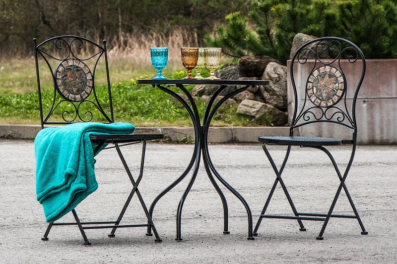 Bord MOSAIC D60xH70cm - Hagemøbler & utemiljø - Hagebord - Cafébord