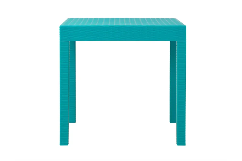 Bord Nadia 80x80 cm - Turkis - Hagemøbler & utemiljø - Hagebord - Cafébord