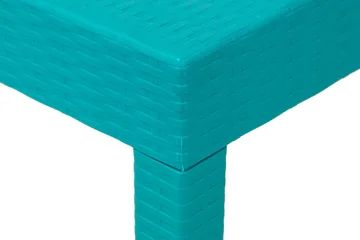 Bord Nadia 80x80 cm - Turkis - Hagemøbler & utemiljø - Hagebord - Cafébord