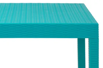 Bord Nadia 80x80 cm - Turkis - Hagemøbler & utemiljø - Hagebord - Cafébord