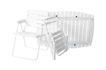 Bord Retro 403, Hvit - Varax - Hagemøbler & utemiljø - Hagebord - Cafébord