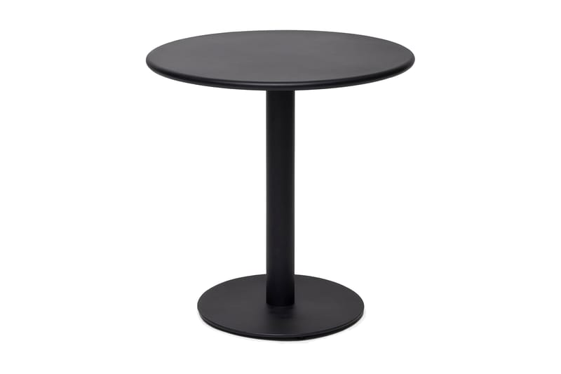 Cafébord Hillerstorp Näsby 70 cm Rund - Svart - Cafébord