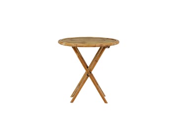 Cane Cafébord Rund 80 cm - Brun - Hagemøbler & utemiljø - Hagebord - Cafébord
