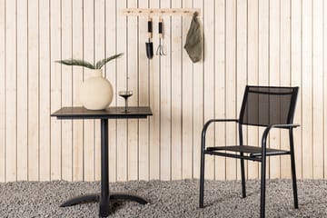 Colorado Cafébord 70 cm Svart - Venture Home - Hagemøbler & utemiljø - Hagebord - Cafébord