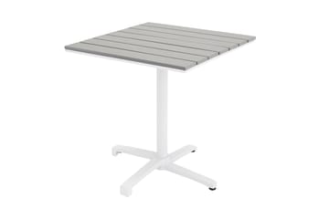 Colorado Cafebord 70 cm - Hvit/Grå - Hagemøbler & utemiljø - Hagebord - Cafébord