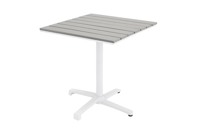 Colorado Cafebord 70 cm - Hvit/Grå - Hagemøbler & utemiljø - Hagebord - Cafébord