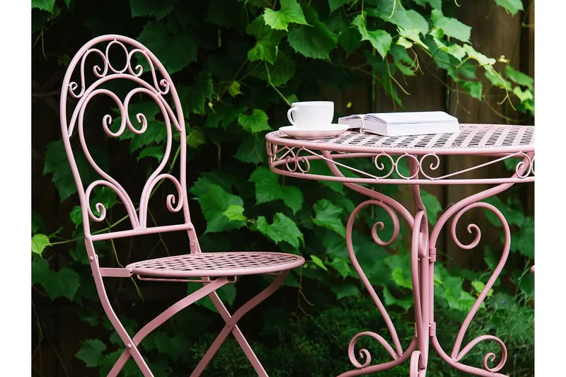 Courville Hagebord - Rosa - Hagemøbler & utemiljø - Hagebord - Cafébord