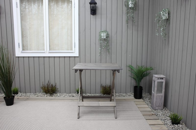 Edilma Klaffebord 65 cm - Grå - Hagemøbler & utemiljø - Hagebord - Cafébord