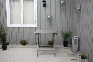 Edilma Klaffebord 65 cm - Grå - Hagemøbler & utemiljø - Hagebord - Cafébord