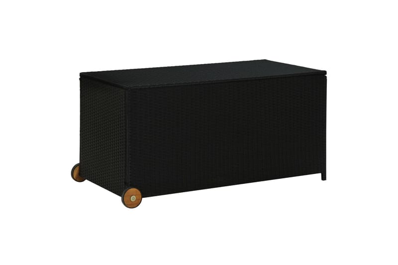 Hageboks svart 130x65x115 cm polyrotting - Cafébord