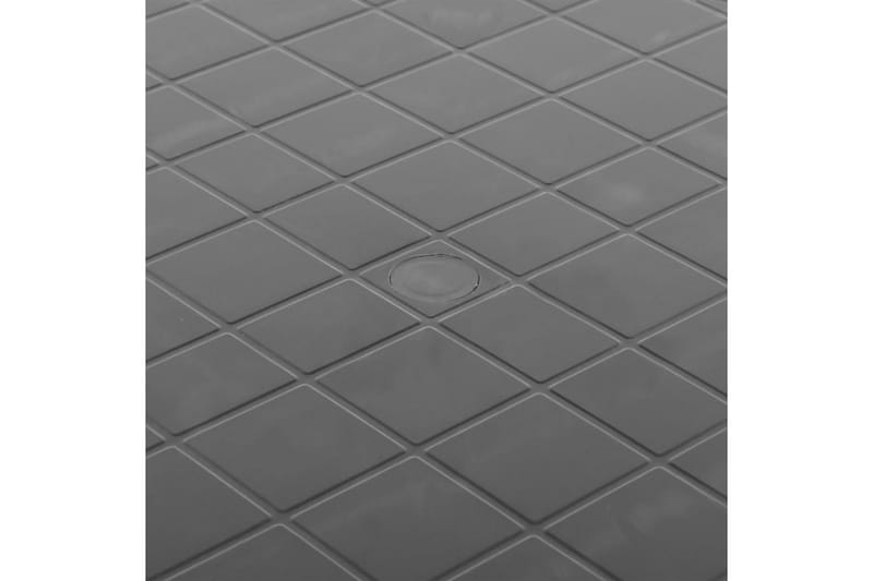 Hagebord antrasitt 89 cm plast - Cafébord