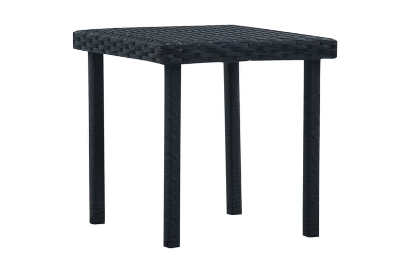 Hagebord svart 40x40x40 cm polyrotting - Cafébord
