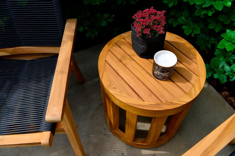 Himmelsnäs Bord 50 cm Brun - Hillerstorp - Hagemøbler & utemiljø - Hagebord - Cafébord