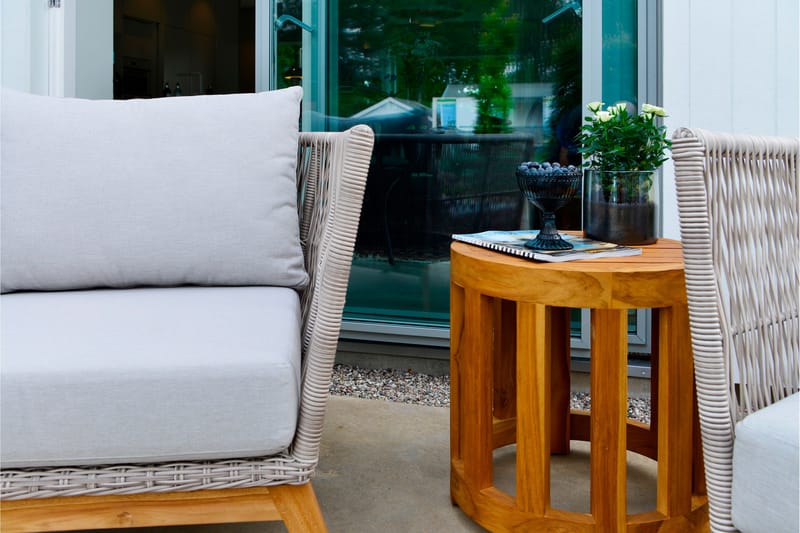 Himmelsnäs Bord 50 cm Brun - Hillerstorp - Hagemøbler & utemiljø - Hagebord - Cafébord