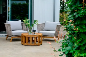 Himmelsnäs Bord 80 cm Brun - Hillerstorp - Hagemøbler & utemiljø - Hagebord - Cafébord