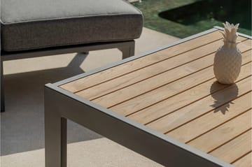 Palau Cafébord 103 cm - Tre/Grå - Hagemøbler & utemiljø - Hagebord - Cafébord