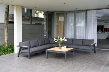 Palau Cafébord 103 cm - Tre/Grå - Hagemøbler & utemiljø - Hagebord - Cafébord