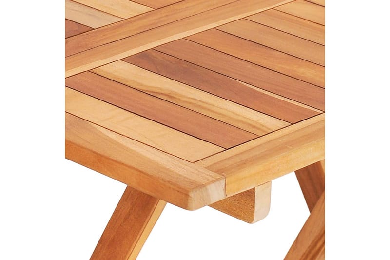 Sammenleggbart bistrobord 60x60x65 cm heltre teak - Brun - Cafébord