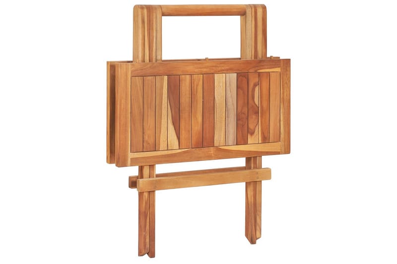 Sammenleggbart bistrobord 60x60x65 cm heltre teak - Brun - Cafébord