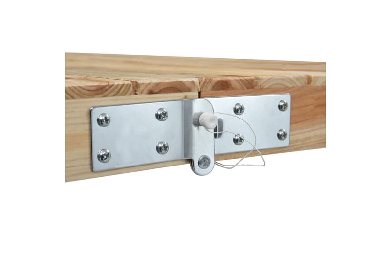 Foldbart campingbord med 4 seter stål aluminium - Campingbord