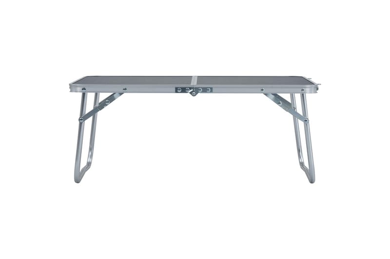 Sammenleggbart campingbord grå aluminium 60x40 cm - Campingbord