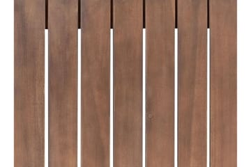 Des Moines Sidebord 90x75 cm - Mørkebrun - Hagemøbler & utemiljø - Hagebord - Sidebord utendørs