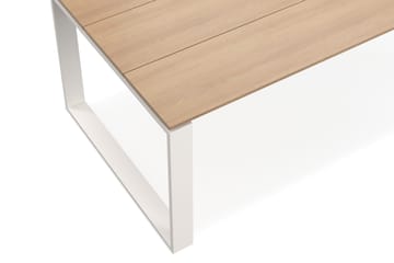 Devon Spisebord Utendørs 210x100 cm Rektangulært - Beige/Teak - Hagemøbler & utemiljø - Hagebord - Spisebord ute