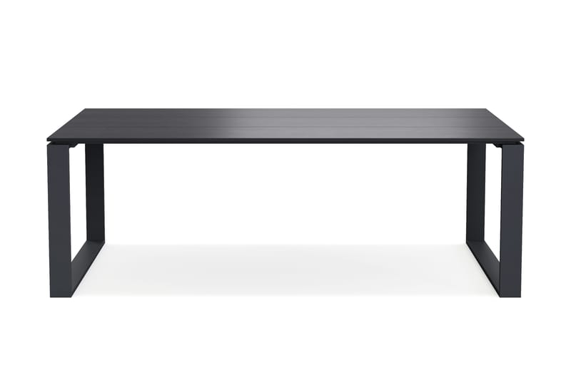 Devon Spisebord Utendørs 210x100 cm Rektangulært, Svart