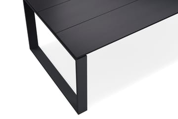 Devon Spisebord Utendørs 210x100 cm Rektangulært - Svart - Hagemøbler & utemiljø - Hagebord - Spisebord ute