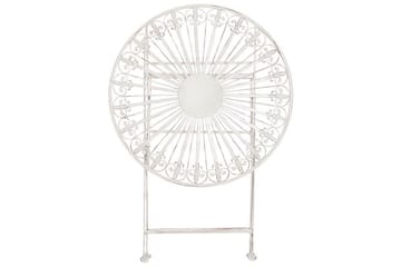 Dursley Cafébord 45 cm Rund - Hvit - Hagemøbler & utemiljø - Hagebord - Cafébord