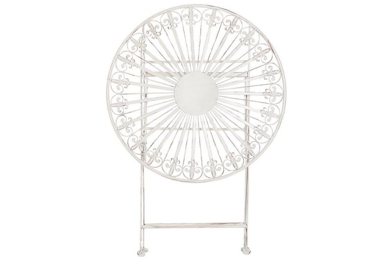 Dursley Cafébord 45 cm Rund - Hvit - Hagemøbler & utemiljø - Hagebord - Cafébord
