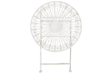 Dursley Cafébord 45 cm Rund - Hvit - Hagemøbler & utemiljø - Hagebord - Cafébord