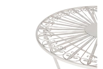 Dursley Cafébord 45 cm Rund - Hvit - Hagemøbler & utemiljø - Hagebord - Cafébord