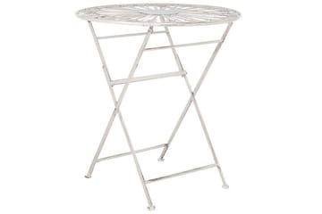 Dursley Cafébord 45 cm Rund - Hvit - Hagemøbler & utemiljø - Hagebord - Cafébord