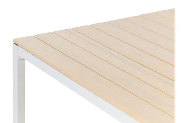 Edmundston Spisebord 95x95 cm - Beige/Hvit - Hagemøbler & utemiljø - Hagebord - Spisebord ute
