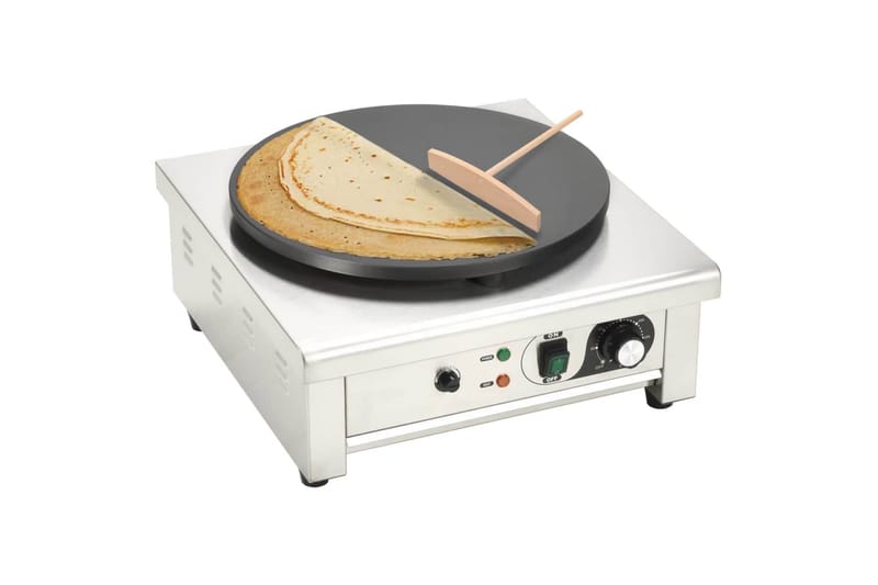 Elektrisk crÃªpejern med uttrekkbar skuff 40 cm 3000 W - Sidebord utendørs