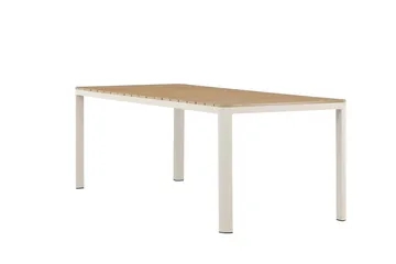 Etna Spisebord Utendørs 90x210 cm - Beige - Hagemøbler & utemiljø - Hagebord - Spisebord ute